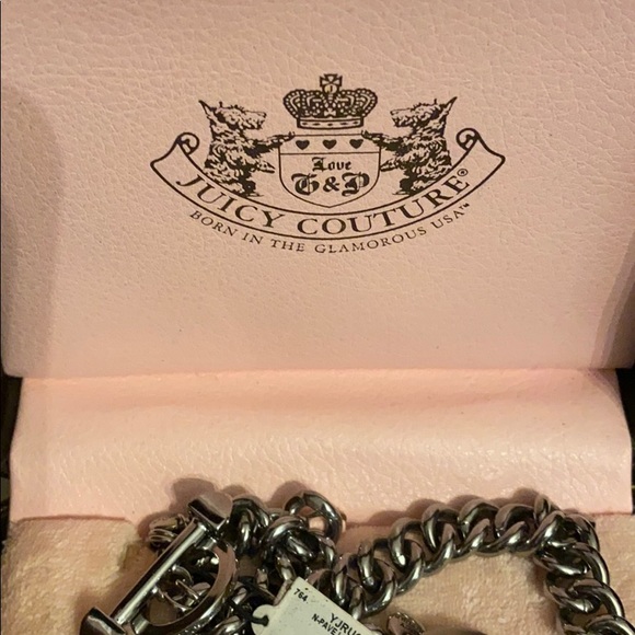 Juicy couture pave link set  NEW WITH TAGS - Picture 3 of 5